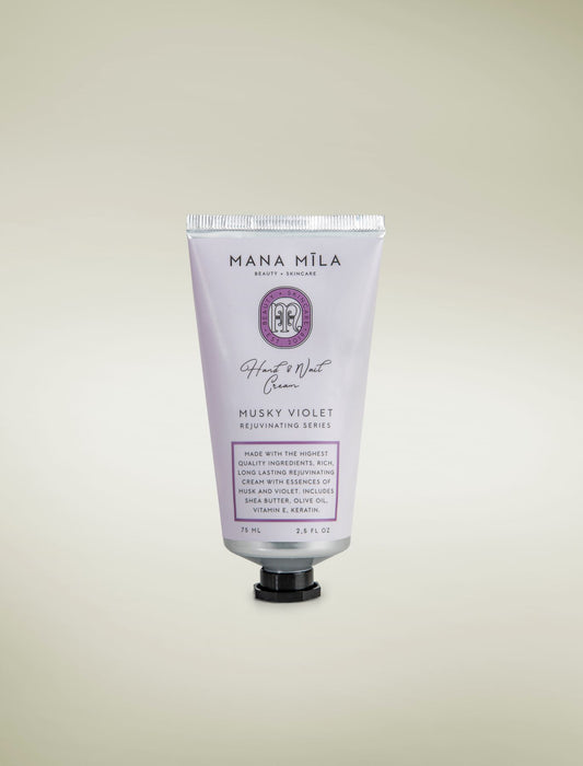 Mana Mila Hand and Nail Cream - Musky Violet 75 Ml