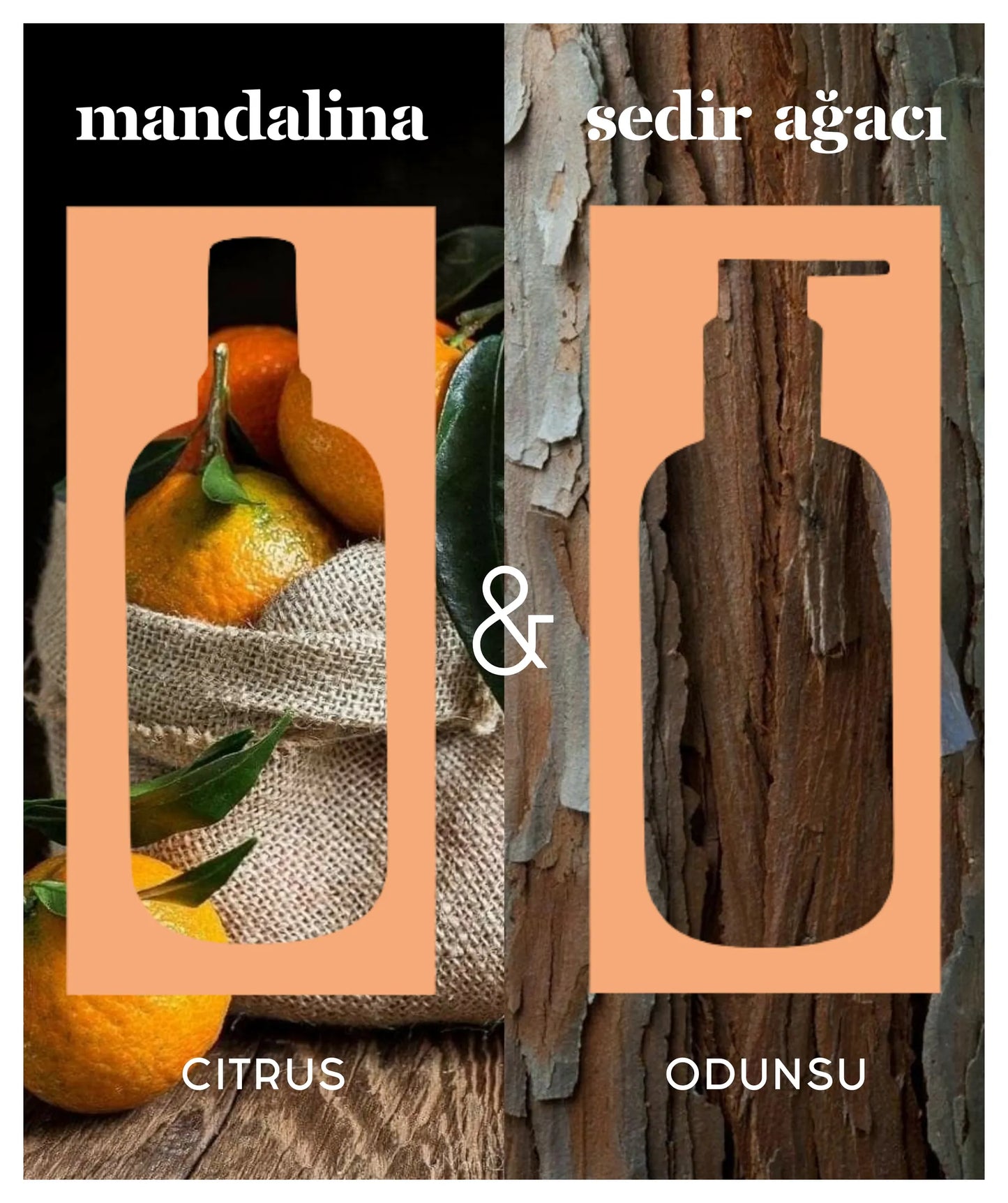 Doğal Oda ve Kumaş Kokusu - Mandarin & Cedar