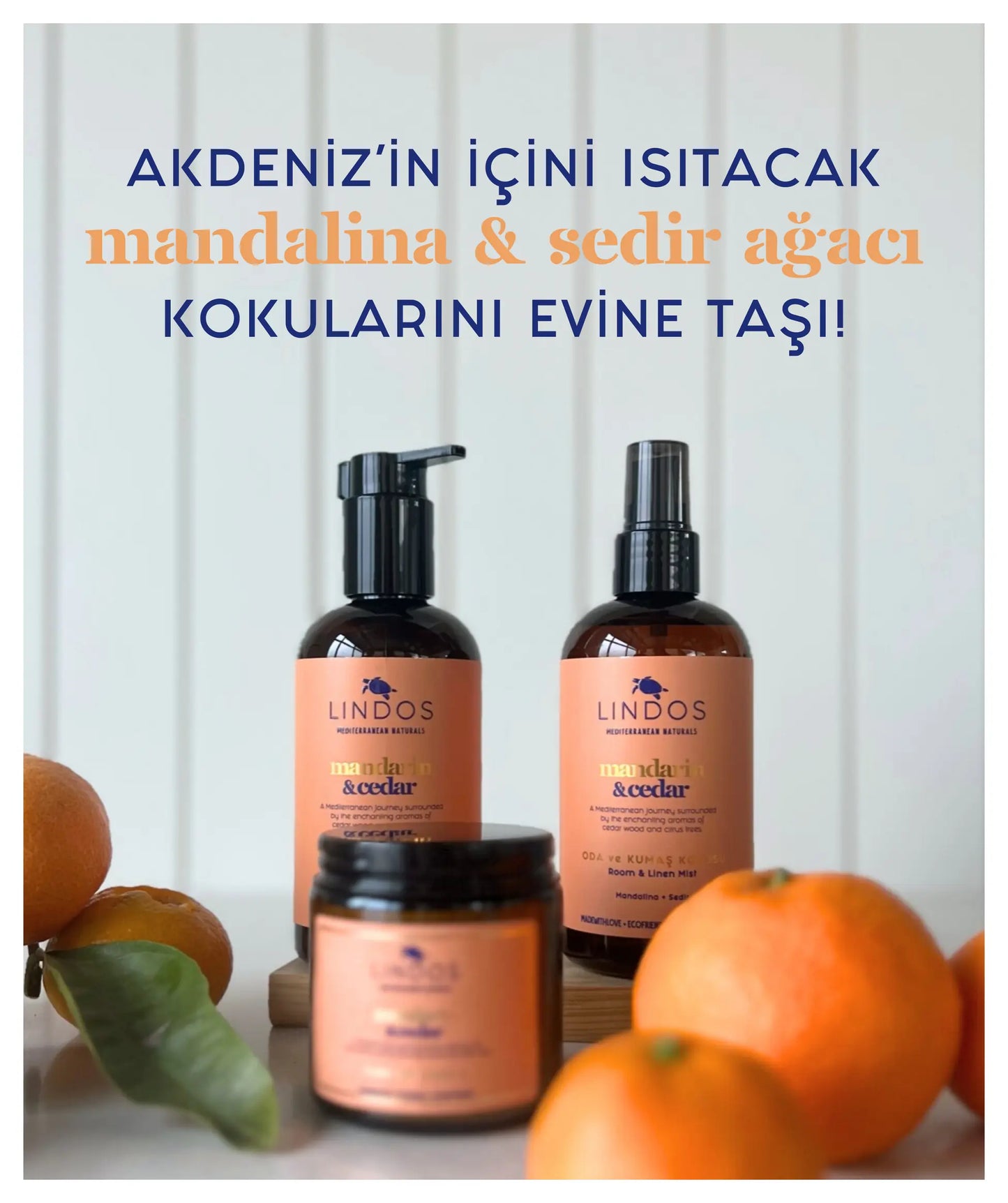 Doğal Oda ve Kumaş Kokusu - Mandarin & Cedar