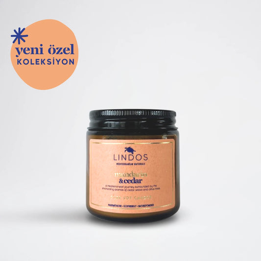 Aromatherapeutic Soy Candle - Mandarin &amp; Cedar