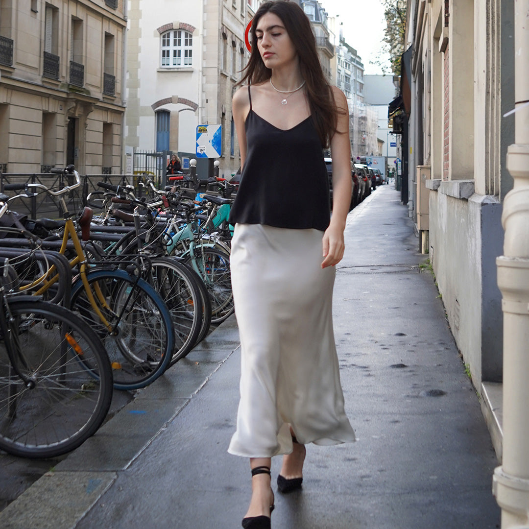 Pearly Long Skirt