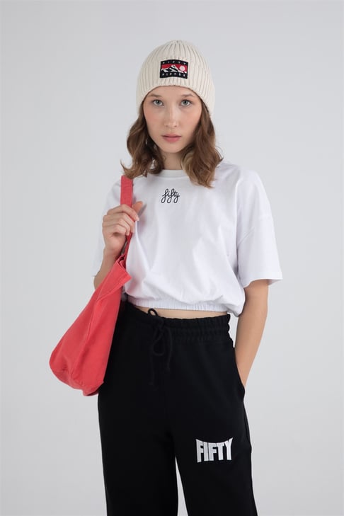 Vintage Kırmızı Bez Tote Çanta