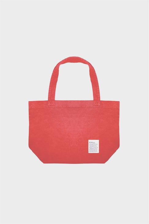 Vintage Red Cloth Tote Bag